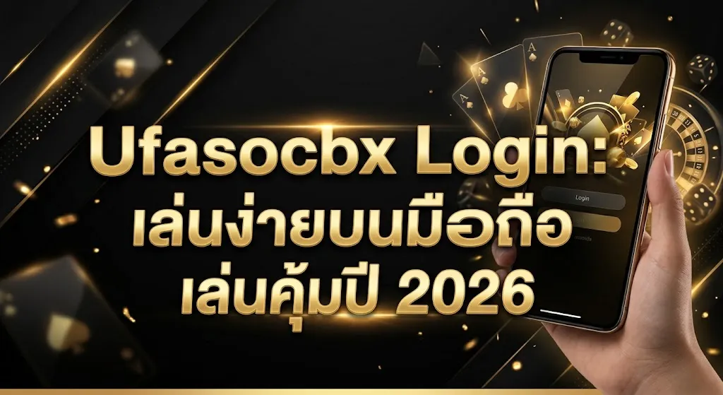 Ufascbx Login: เล่นง่ายบนมือถือ เล่นคุ้มปี 2026